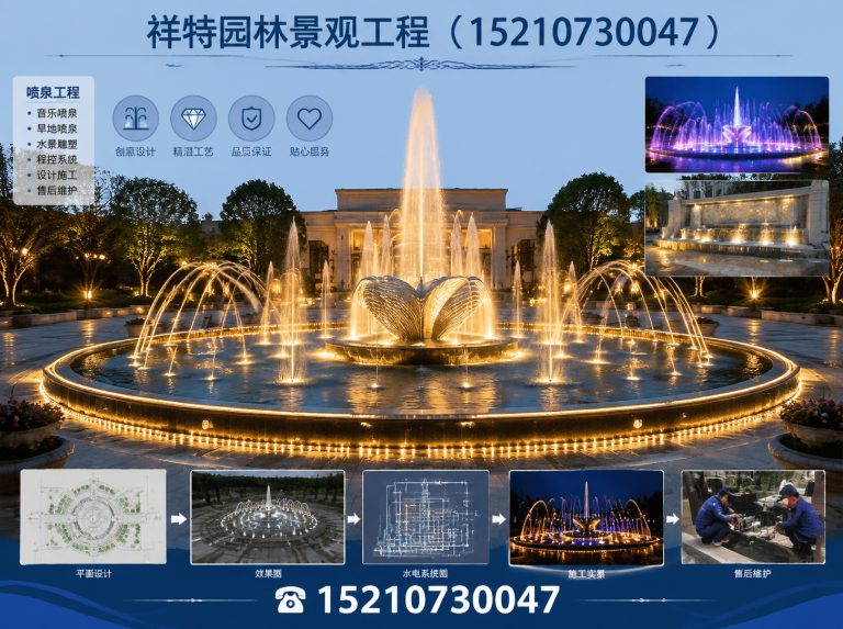 安国市音乐喷泉展示图