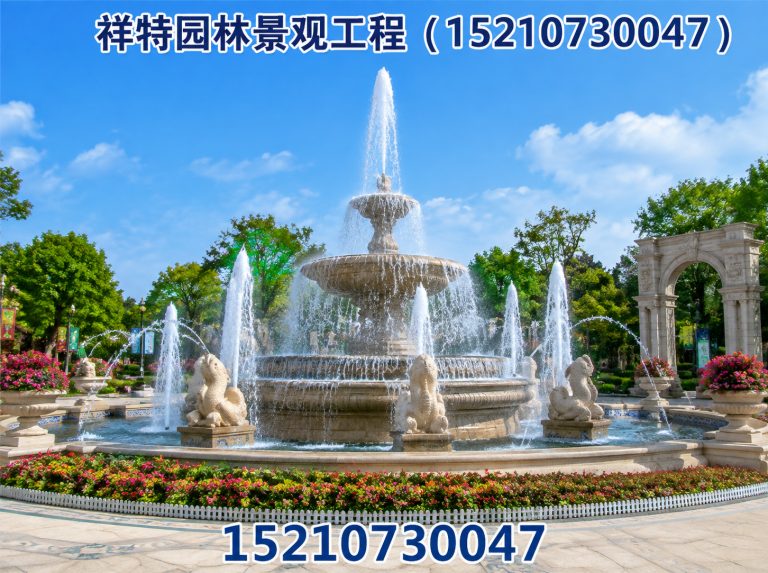 安国市喷泉工程展示图